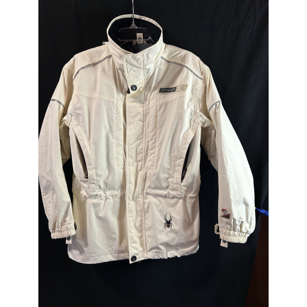 Spyder XT5000 Cream & Black Woman's Ski/Snowboarding Jacket Coat No Hat Size: 8 - Picture 1 of 16